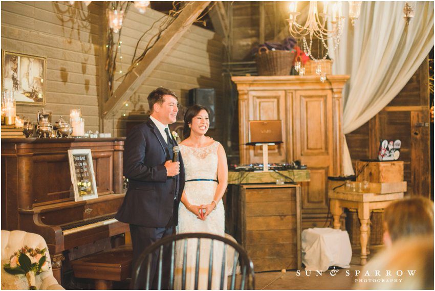California antique barn wedding