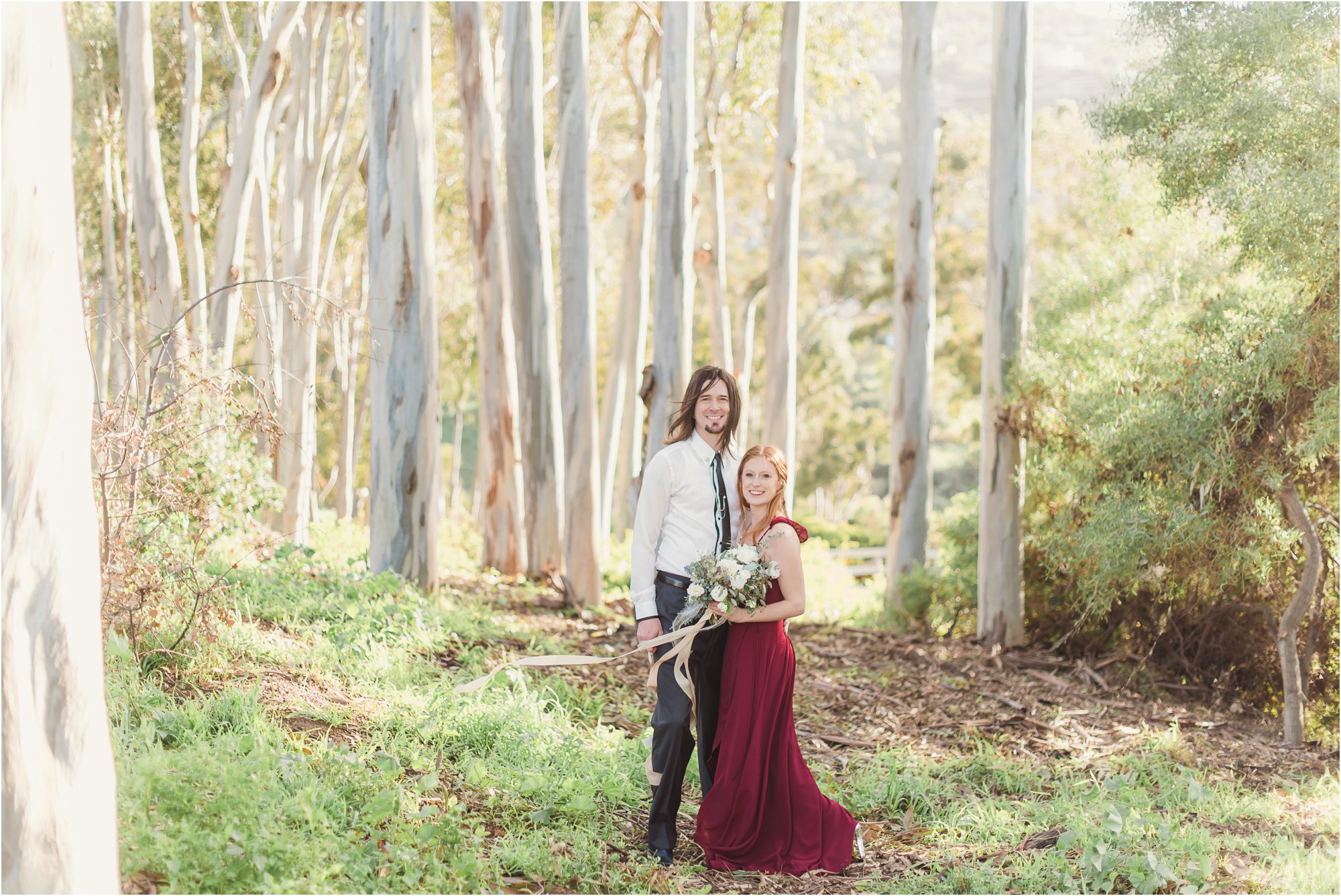 California dreamy engagement in a field 0002