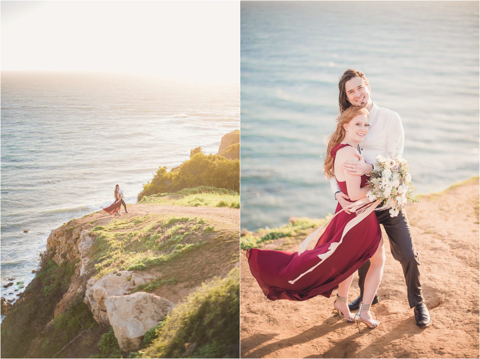 California dreamy engagement in a field 0011
