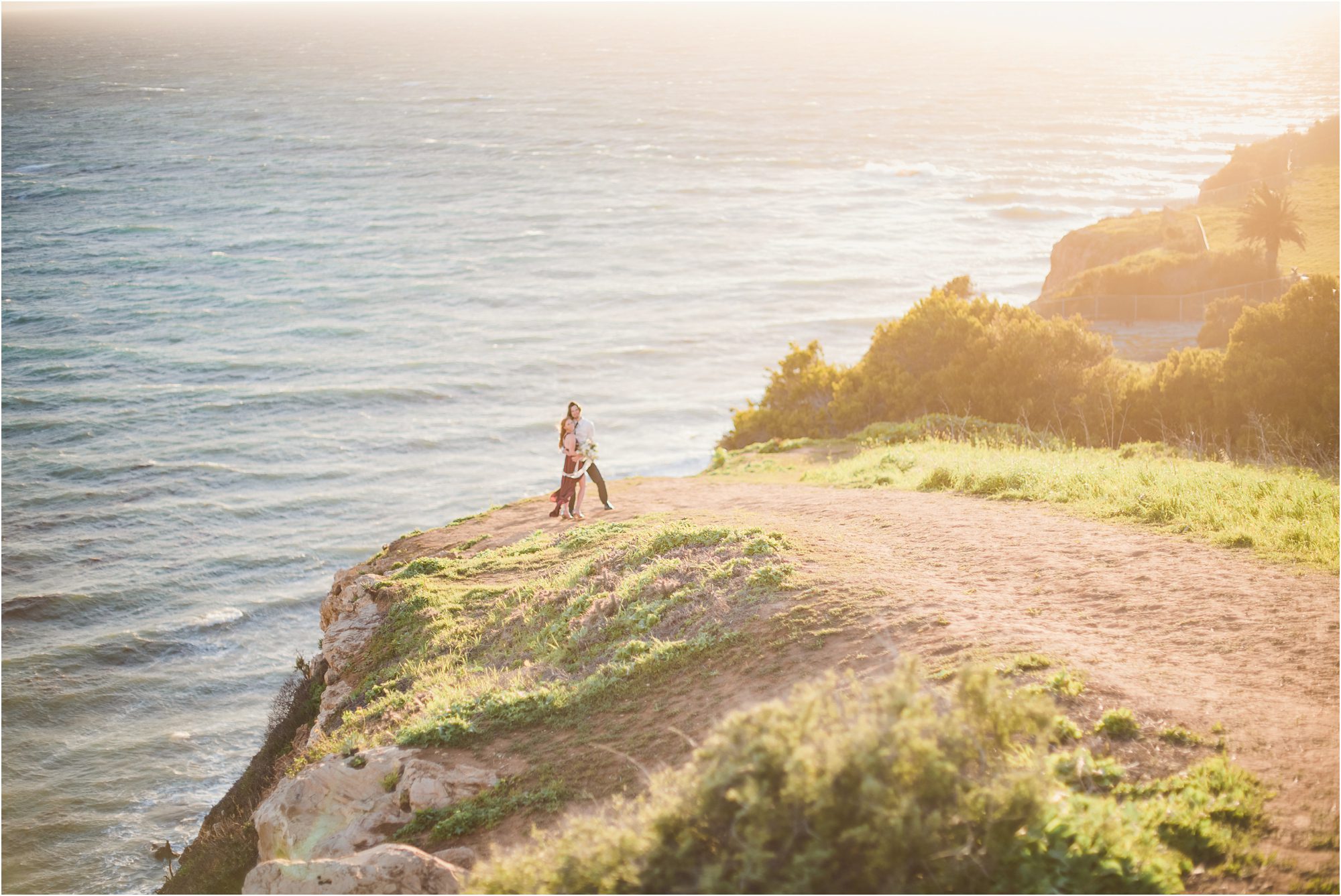 California dreamy engagement in a field 0012