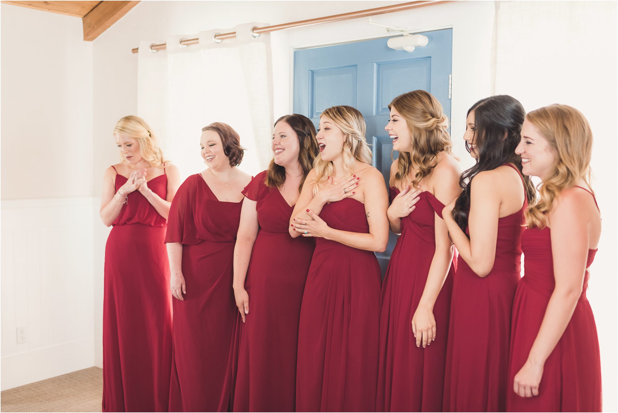 Romantic Forest Wedding at Calamigos Ranch // Neil & Nicole 15 Calamigos ranch Redwood Room Wedding 0015
