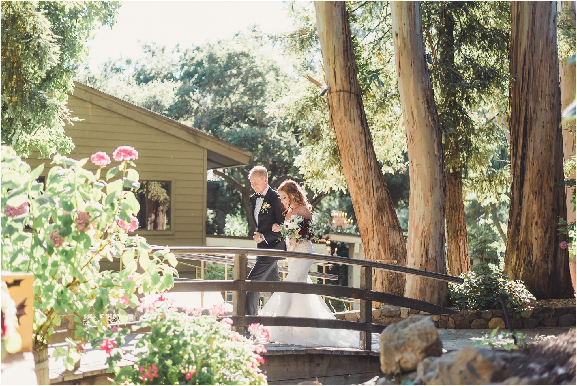 Romantic Forest Wedding at Calamigos Ranch // Neil & Nicole 50 Calamigos ranch Redwood Room Wedding 0050