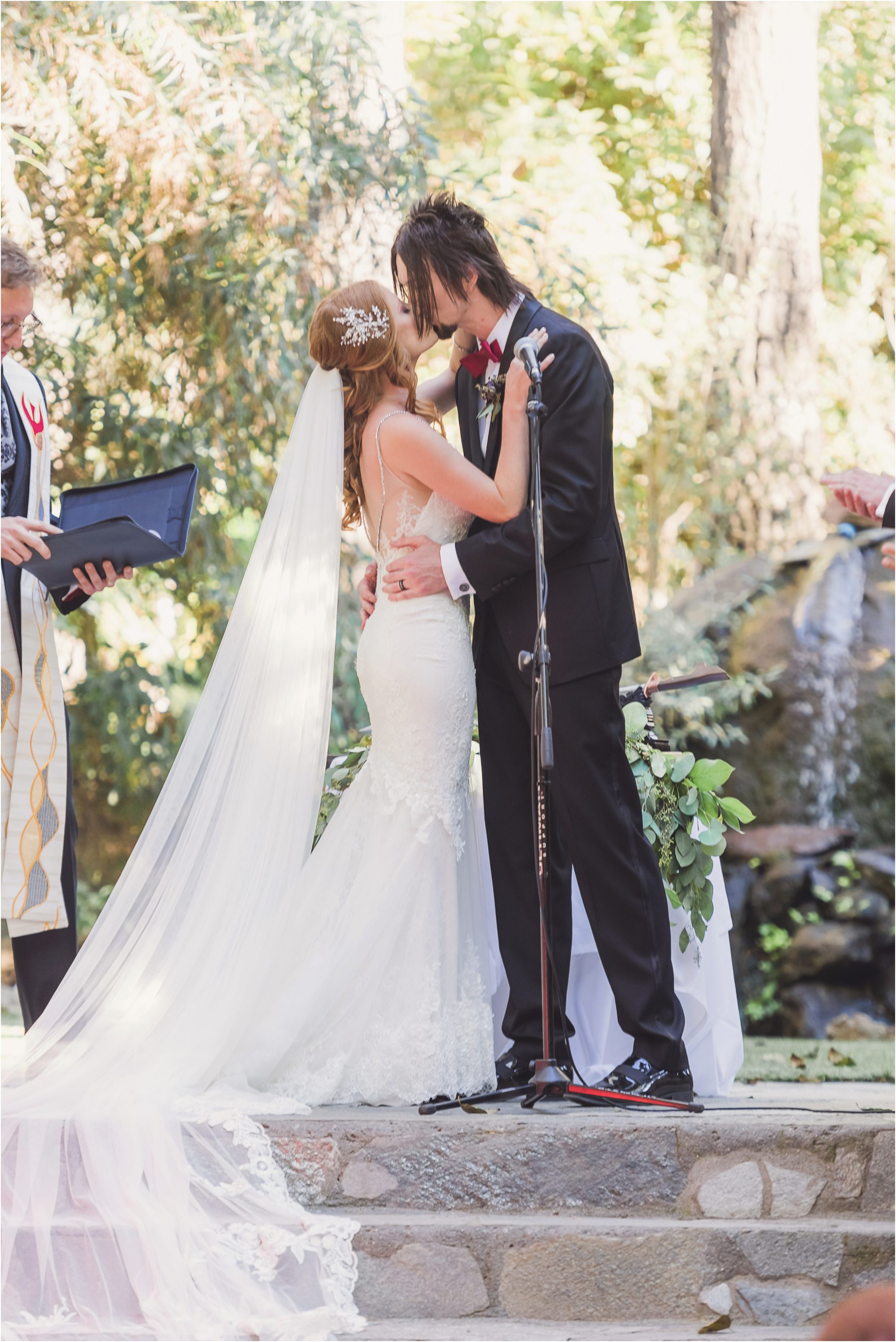 Romantic Forest Wedding at Calamigos Ranch // Neil & Nicole 54 Calamigos ranch Redwood Room Wedding 0054