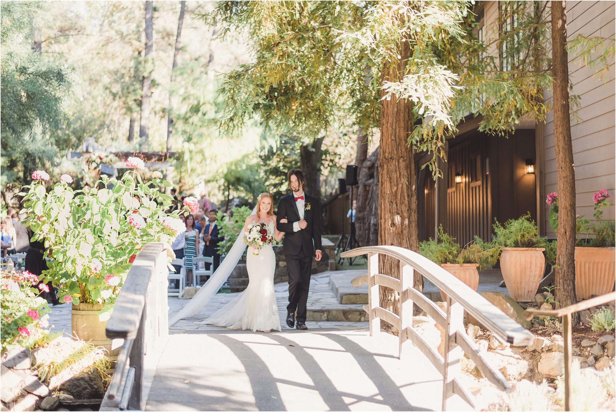 Romantic Forest Wedding at Calamigos Ranch // Neil & Nicole 57 Calamigos ranch Redwood Room Wedding 0057