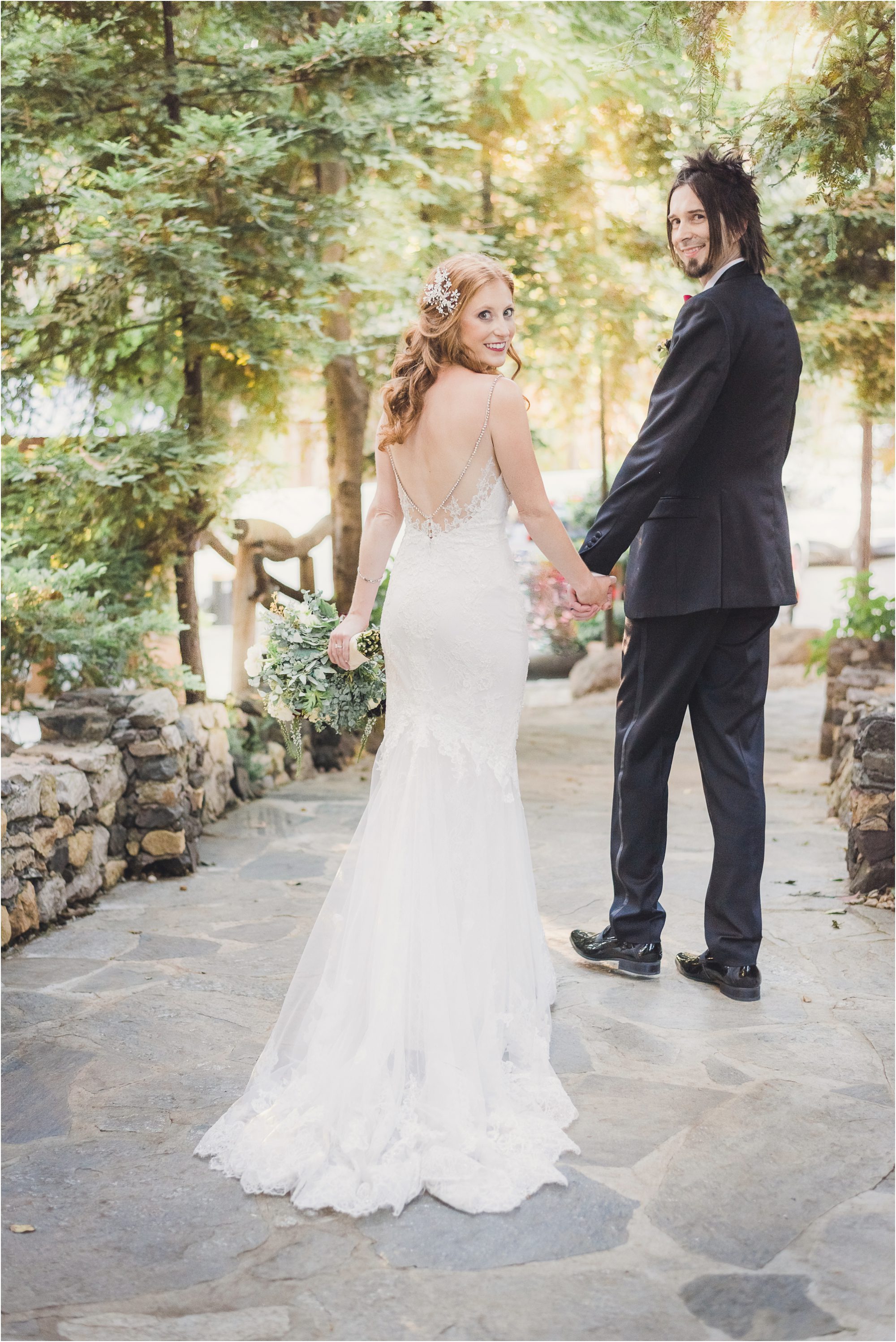 Romantic Forest Wedding at Calamigos Ranch // Neil & Nicole 64 Calamigos ranch Redwood Room Wedding 0064