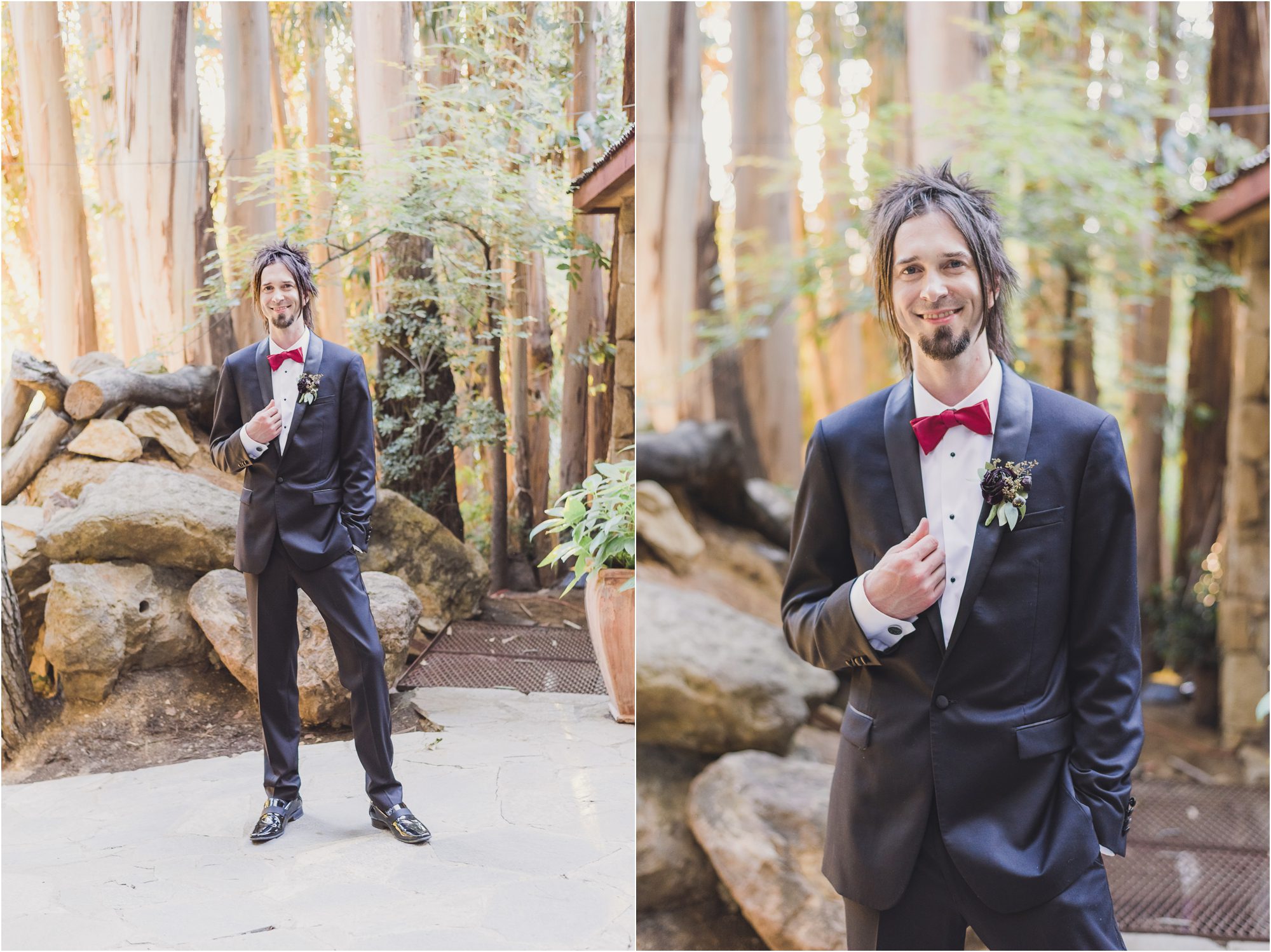 Romantic Forest Wedding at Calamigos Ranch // Neil & Nicole 66 Calamigos ranch Redwood Room Wedding 0066