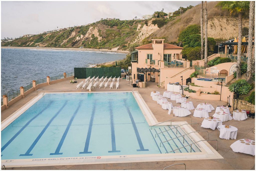 Palos verdes beach and athletic club on a nice day