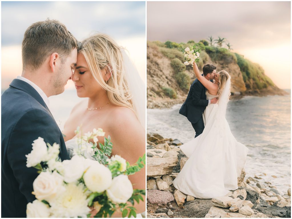 Romantic Sunset wedding photos at RAT beach