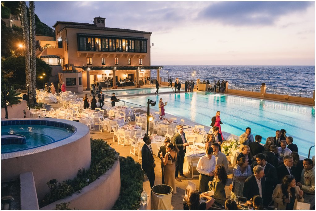 Wedding at the Palos Verdes beach and athletic club