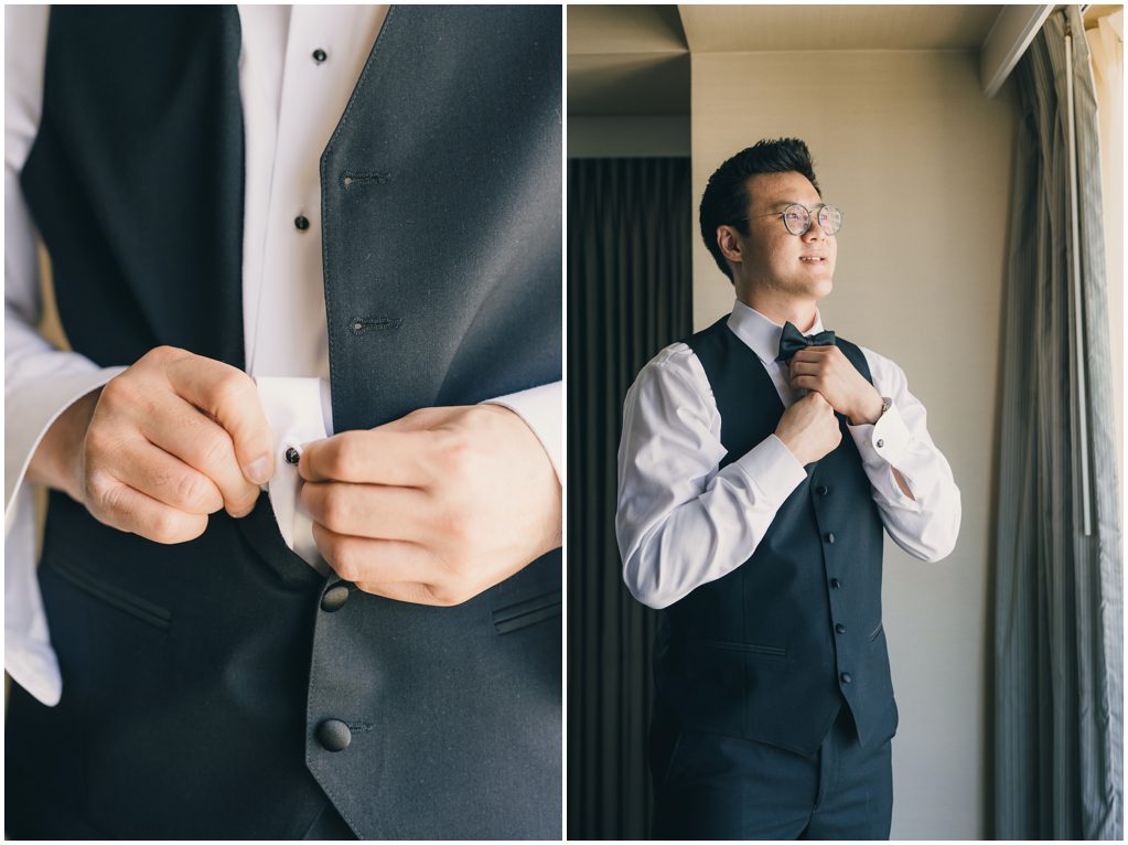 Groom details Redbird Wedding